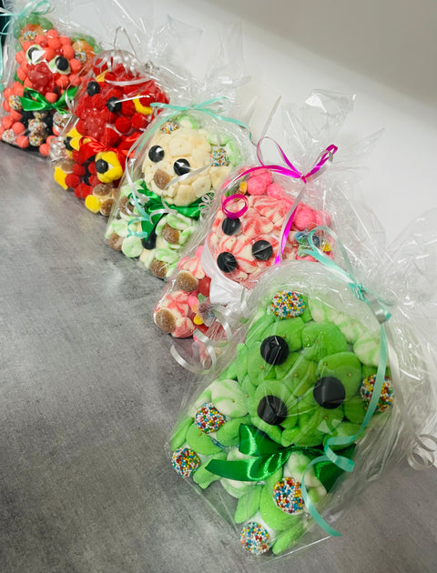 Ourson en bonbon (3D) (choix des couleurs de bonbons )