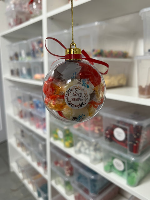 Boule de Noël chocolat (chocobon)