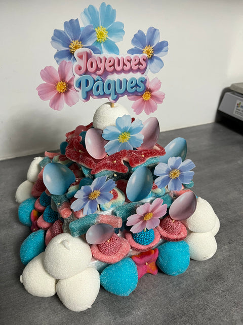 Gâteau de bonbon carré