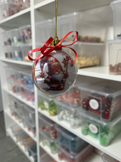 Boule de Noël chocolat (chocobon)