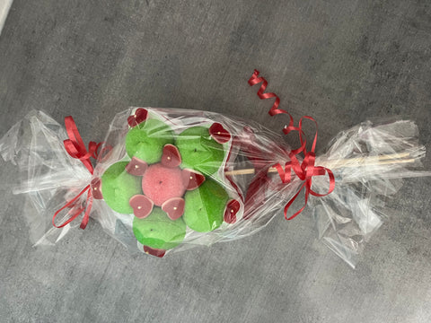 Étoile de Noël en bonbon