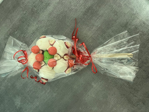 Étoile de Noël en bonbon