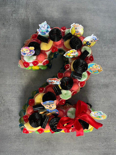 gateau petit chiffre ( 1 chiffre a plat environ 15cm)