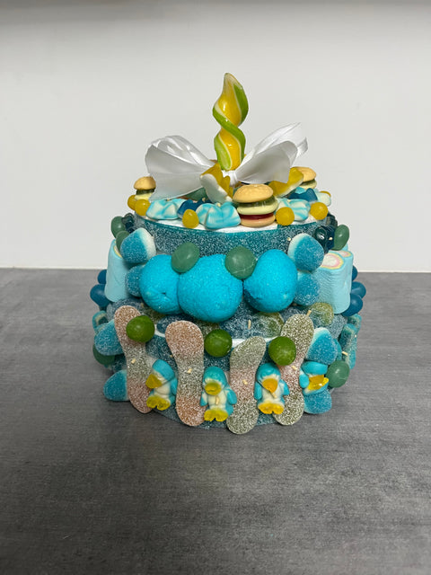 gateau de bonbon 2 etages