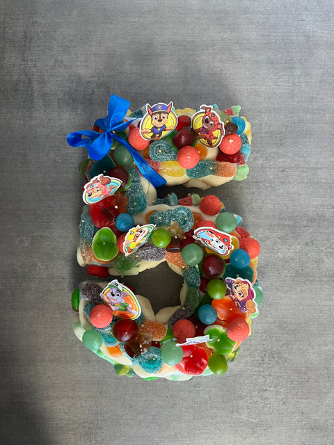 Gateau chiffre( 1 chiffre à plat)