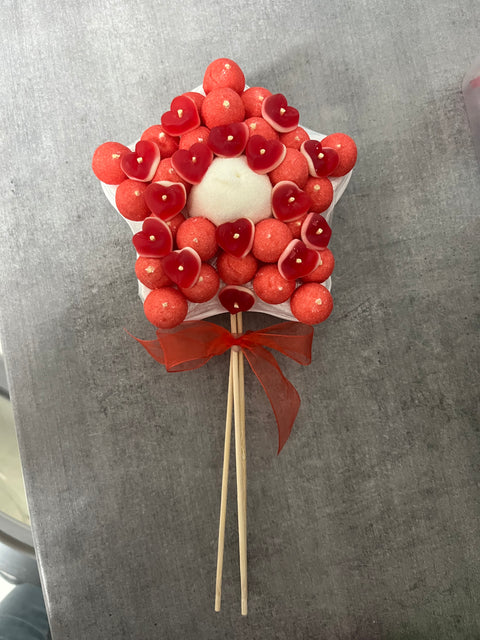 Étoile de Noël en bonbon