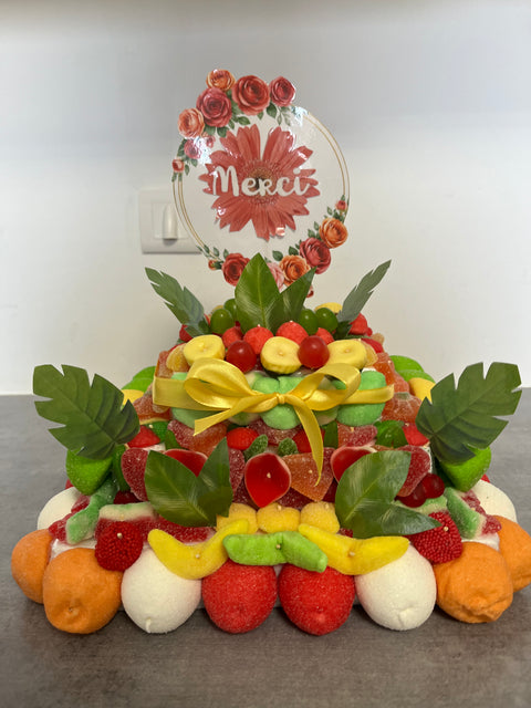 Gâteau de bonbon carré