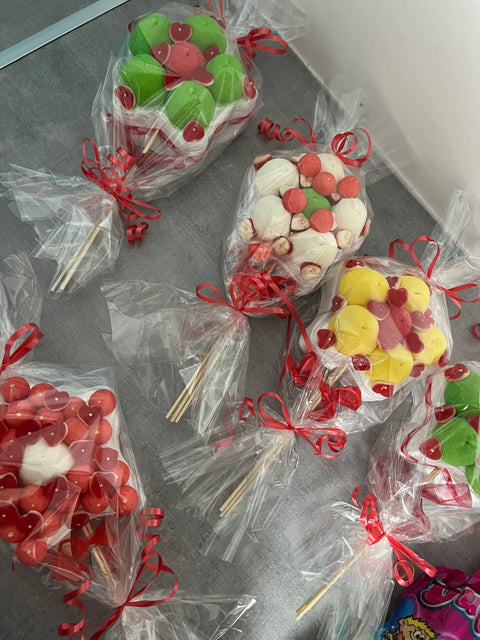 Étoile de Noël en bonbon