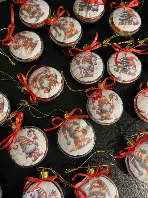 Boule de Noël chocolat (chocobon)