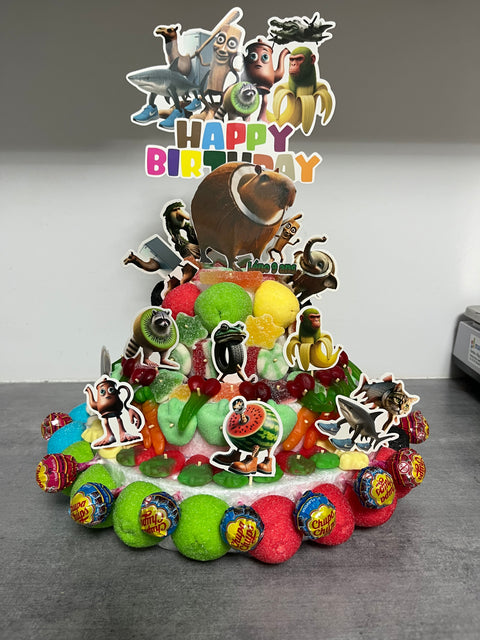 Gâteau de bonbon 4 étages