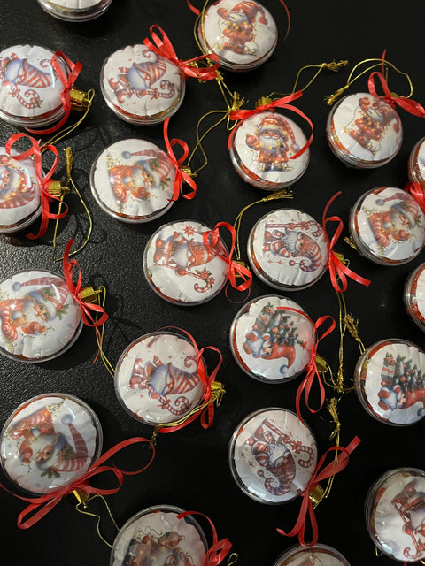 Boule de Noël chocolat (chocobon)