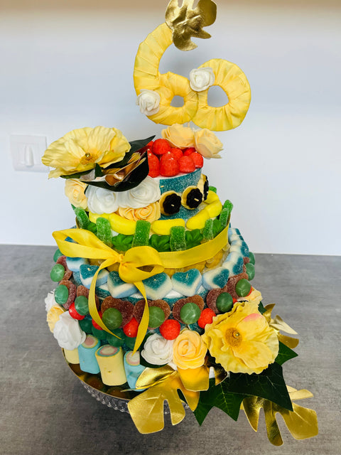 Gâteau de bonbon 3 étages