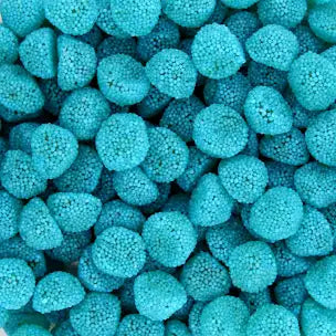 Mûres perlés bleu framboise