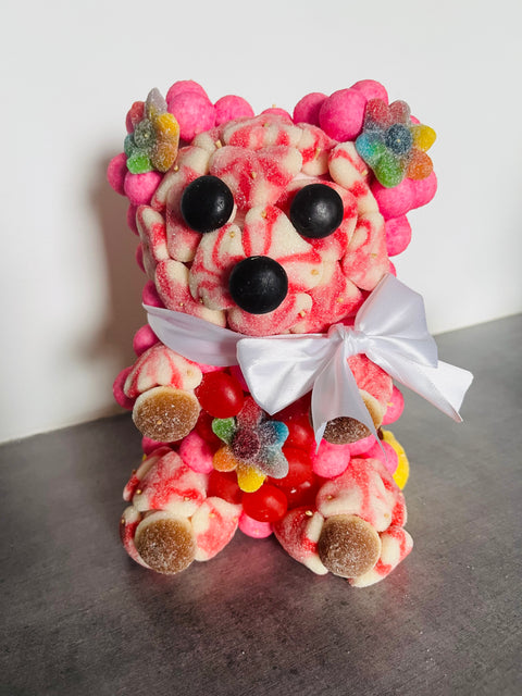 Ourson en bonbon (3D) (choix des couleurs de bonbons )